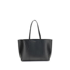 Black Grained Calf Leather Perry Tote