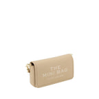 Beige Grained Calf Leather Mini Bag Shoulder Bag