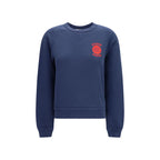 Unbrushed Cotton Paris Emblem Sweatshirt