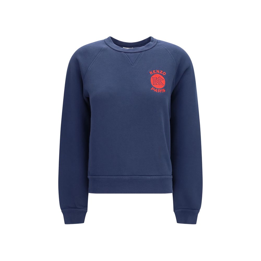 Unbrushed Cotton Paris Emblem Sweatshirt