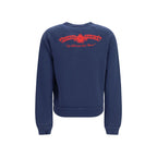 Unbrushed Cotton Paris Emblem Sweatshirt