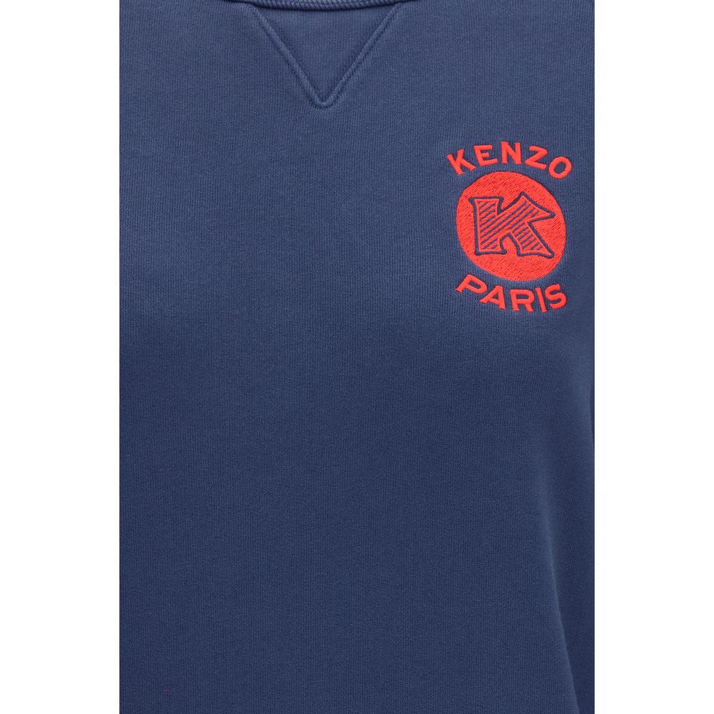 Unbrushed Cotton Paris Emblem Sweatshirt