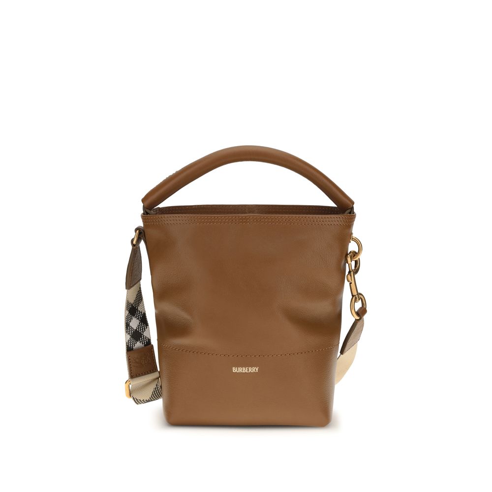 Calf Leather B Clip Bucket Bag