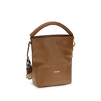 Calf Leather B Clip Bucket Bag