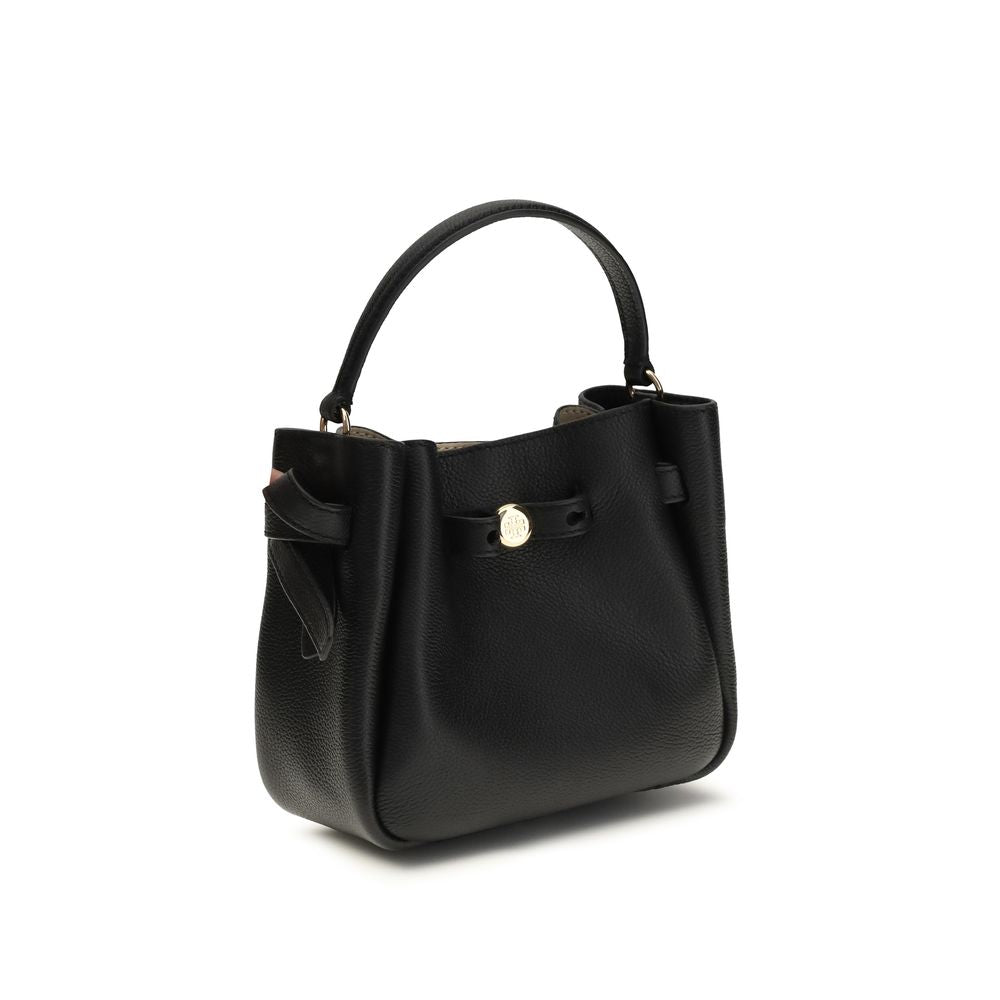 Grained Calf Leather Romy Mini Bucket Bag