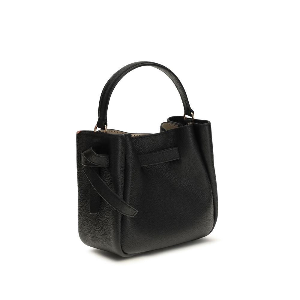 Grained Calf Leather Romy Mini Bucket Bag