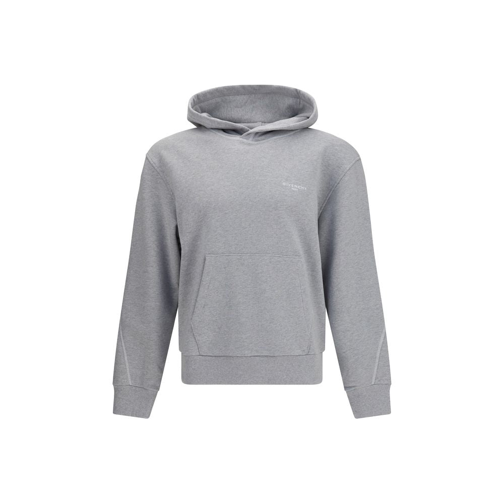 Gray Cotton Hoodie