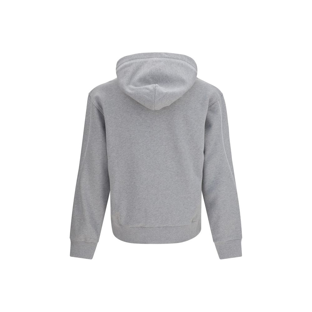 Gray Cotton Hoodie