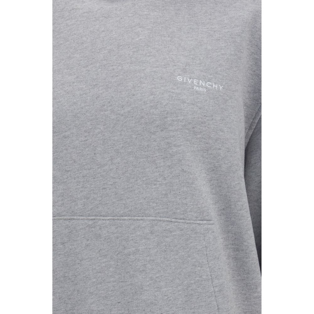 Gray Cotton Hoodie