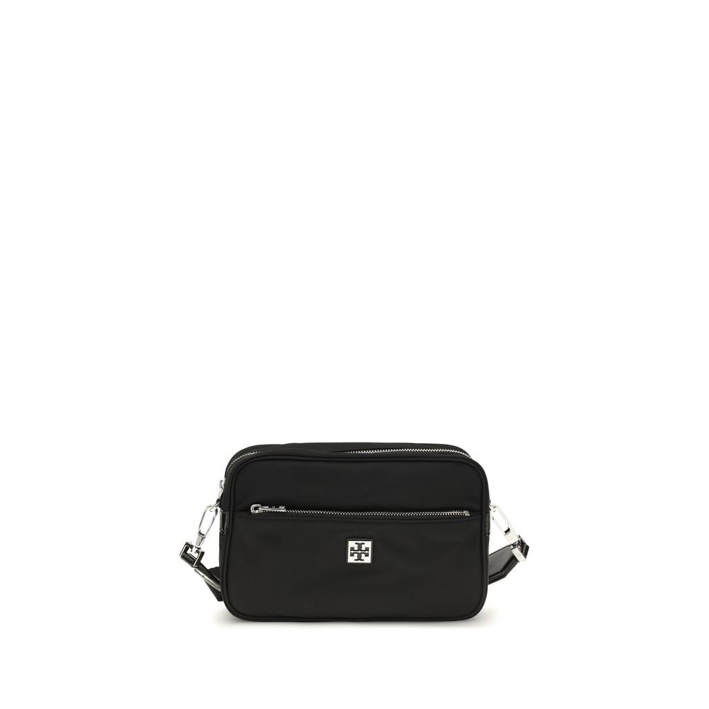 Black Polyamide Virginia Shoulder Bag