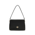 Black Calf Leather Charlie Shoulder Bag
