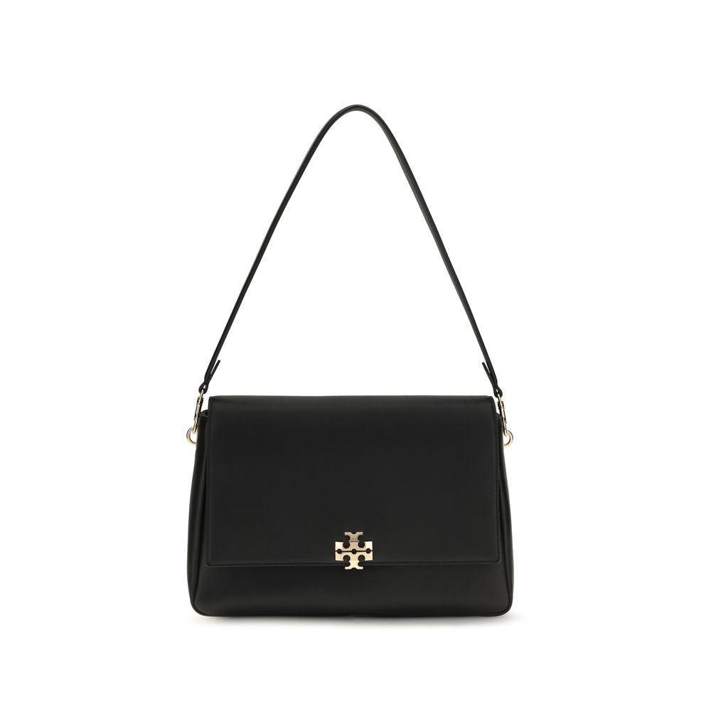 Black Calf Leather Charlie Shoulder Bag