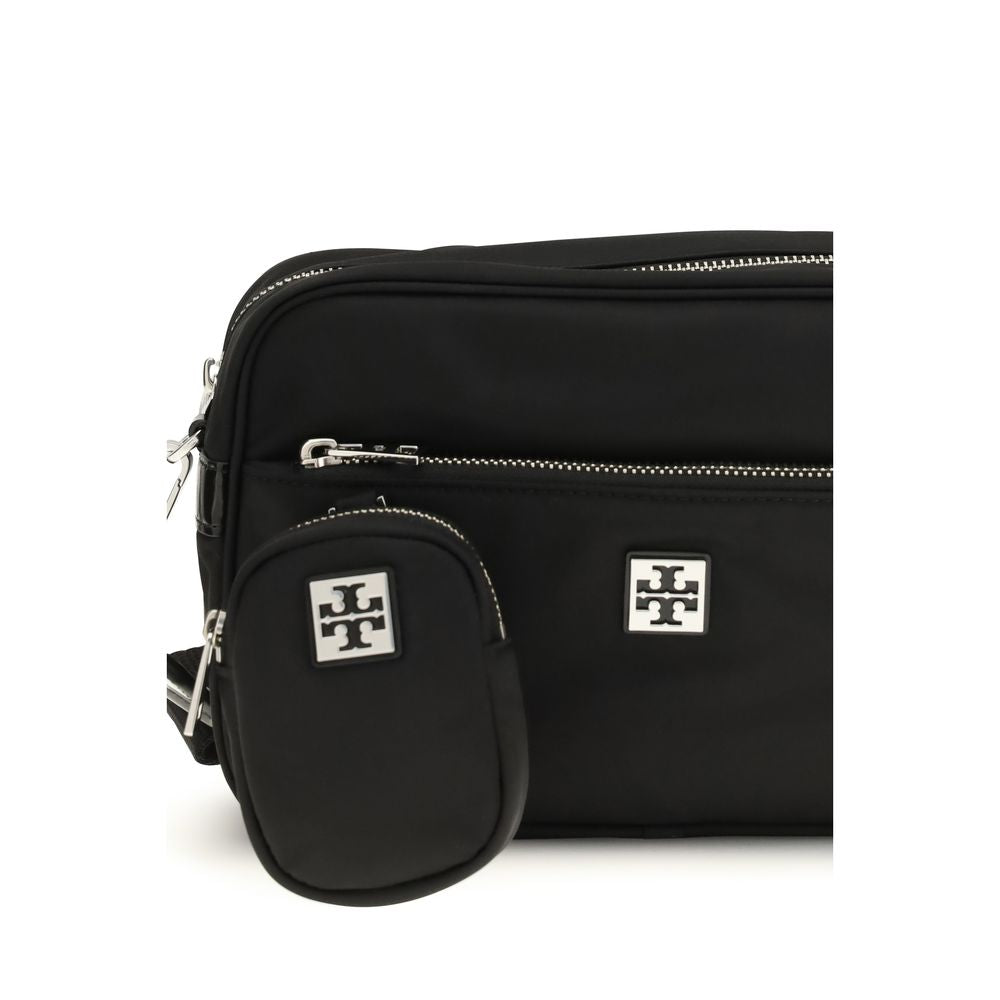 Black Polyamide Virginia Shoulder Bag