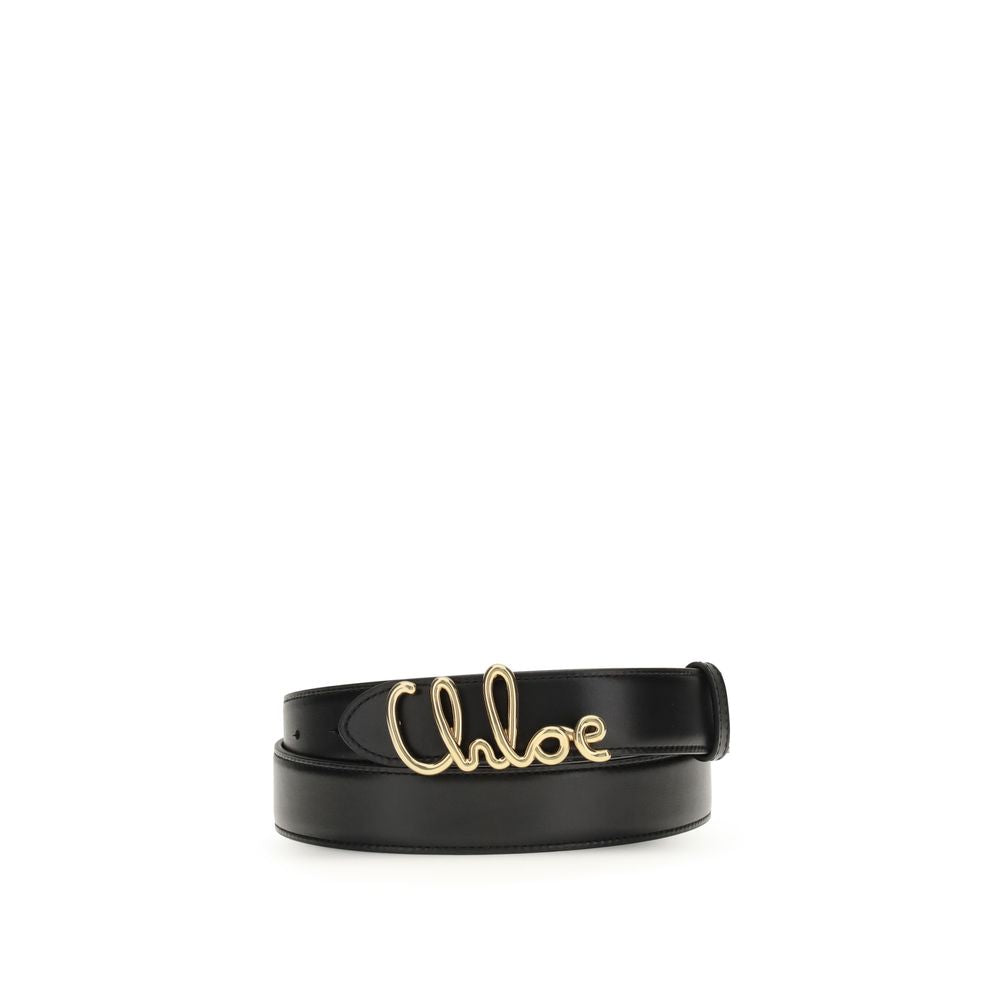 Calfskin Belt with Removable Gold Brass Buckle