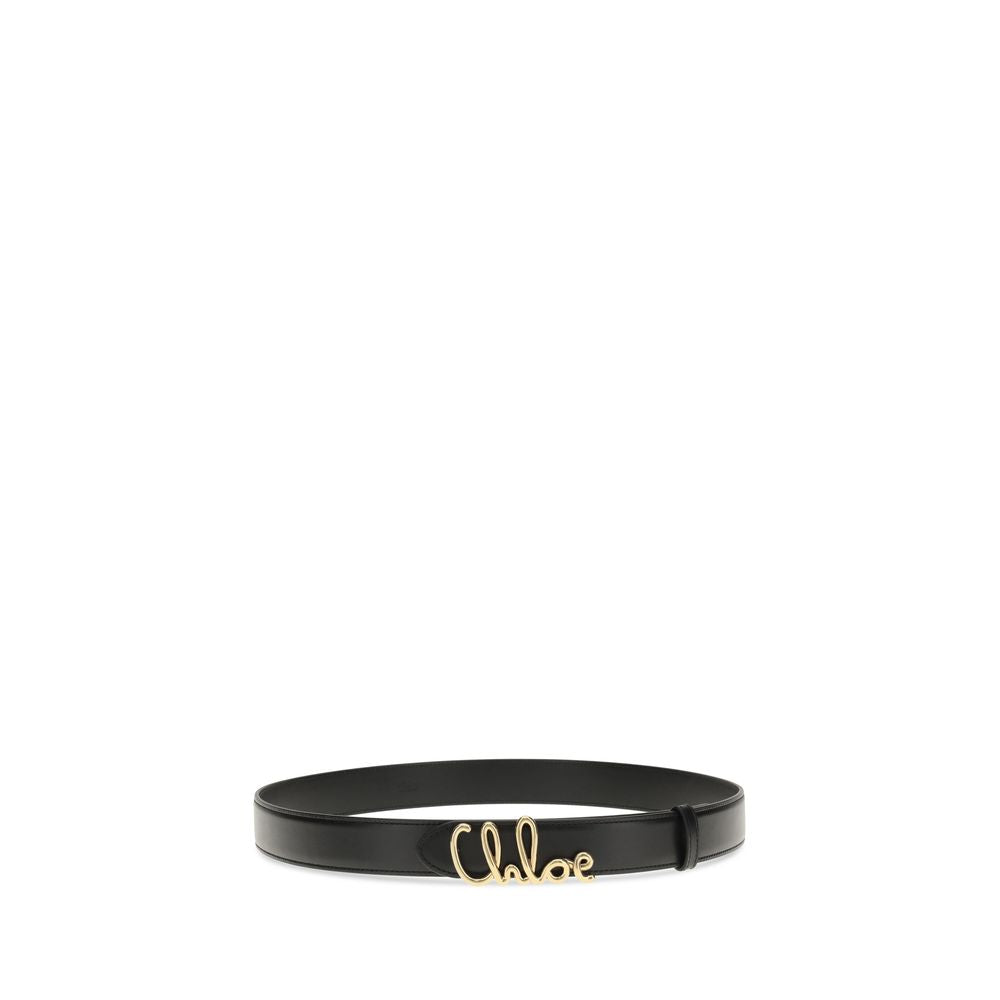 Calfskin Belt with Removable Gold Brass Buckle