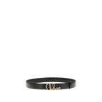 Calfskin Belt with Removable Gold Brass Buckle