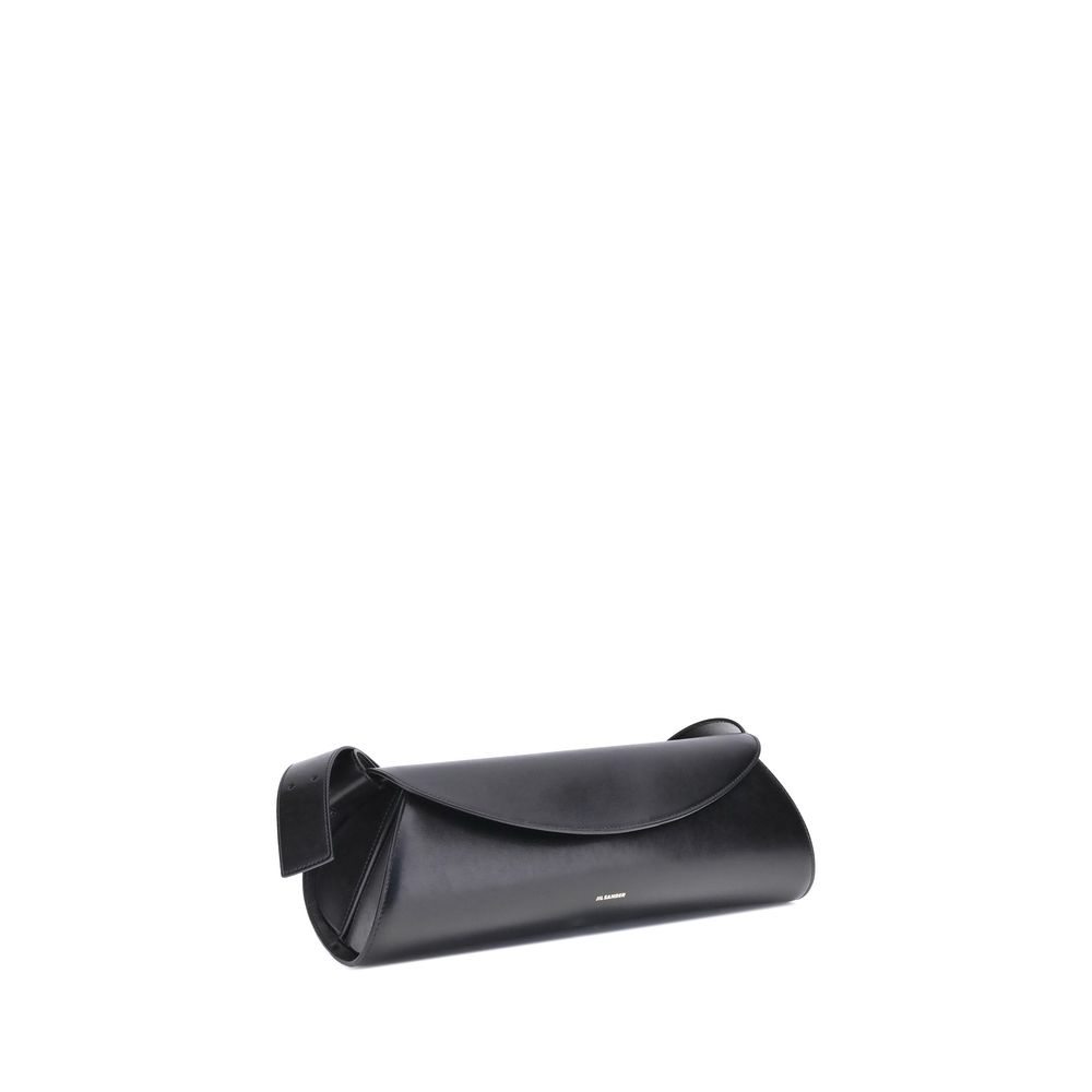 Large Calf Leather Cannolo Shoulder Bag