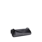 Large Calf Leather Cannolo Shoulder Bag