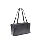 Black Calfskin Goji Pillow Small Shoulder Bag