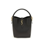 Grained Leather Le 37 Bucket Bag