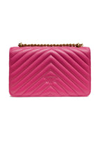 Pink Leather Love One Mini Shoulder Bag