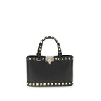 Mini Rockstud Shopping Calfskin Handbag