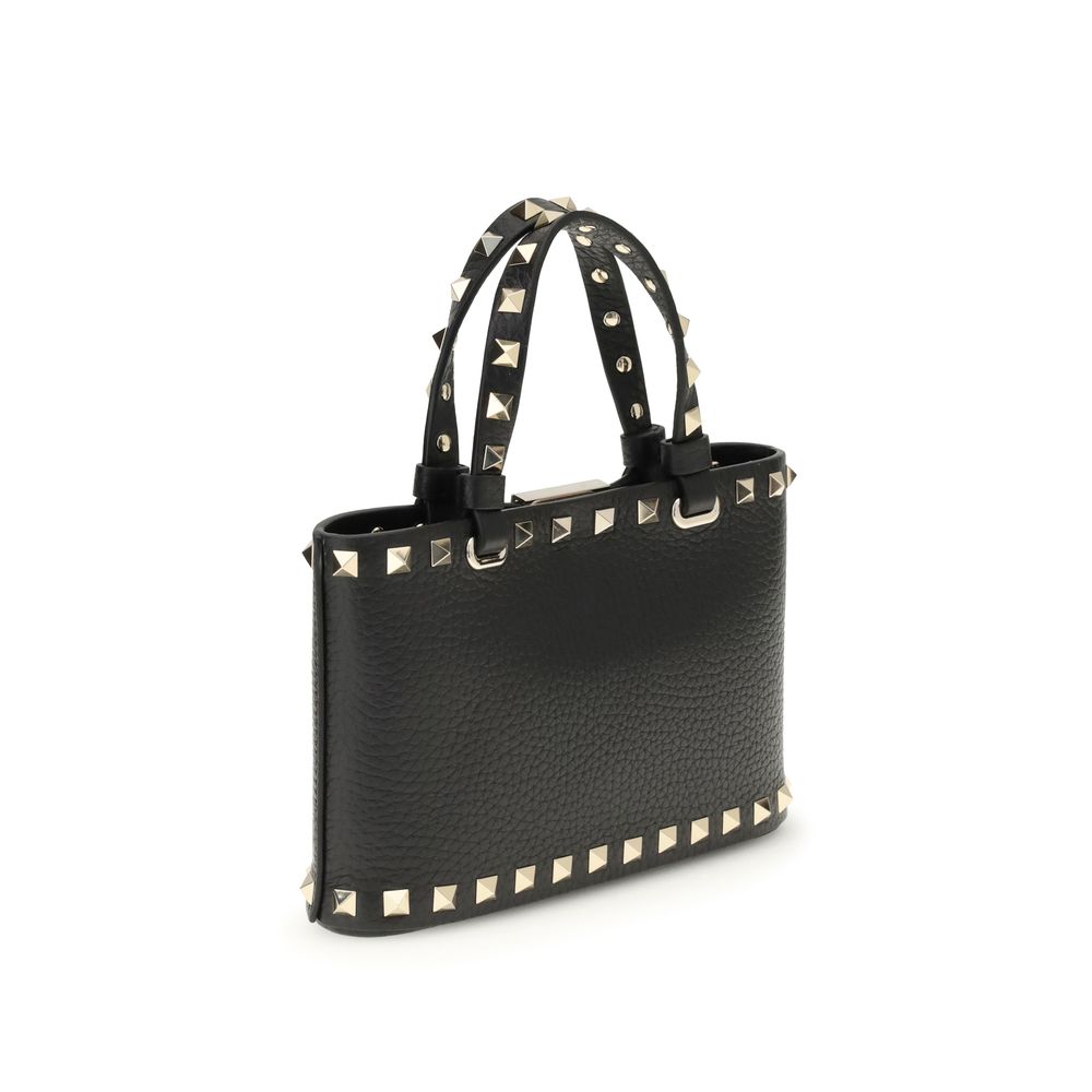 Mini Rockstud Shopping Calfskin Handbag