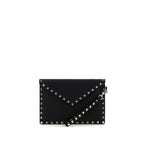 Rockstud Pouch Calfskin Clutch