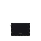 Rockstud Pouch Calfskin Clutch