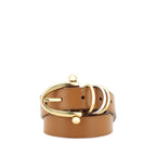 Beige Calfskin Belt