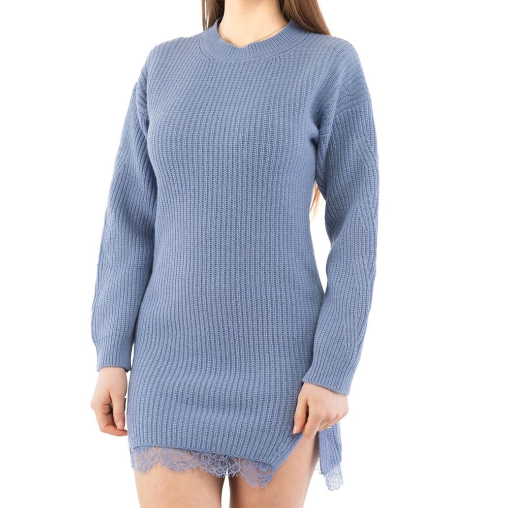 Lilac Wool-Polyamide Dress