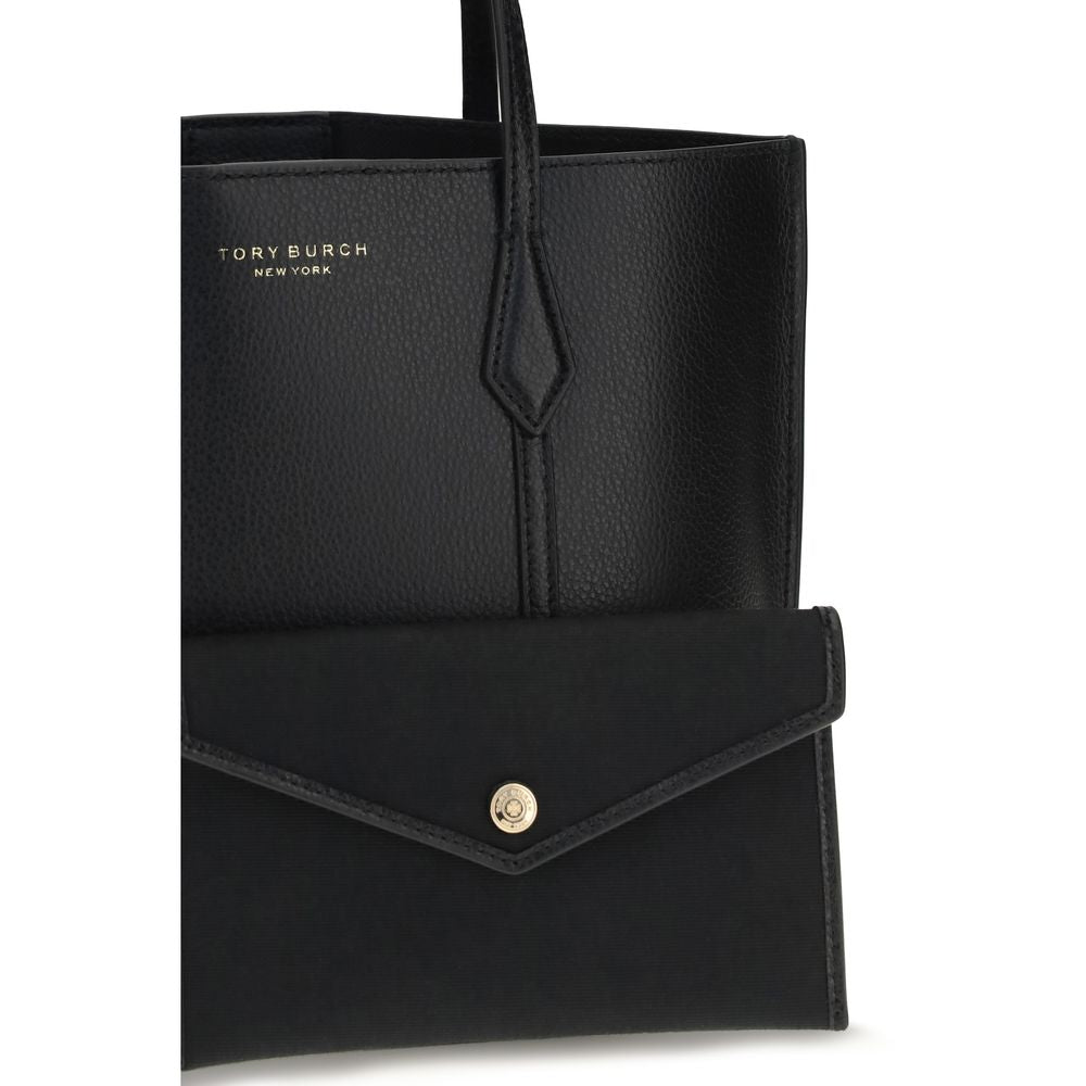 Black Calf Leather Perry Handbag