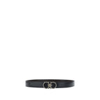 Black Calf Leather Belt