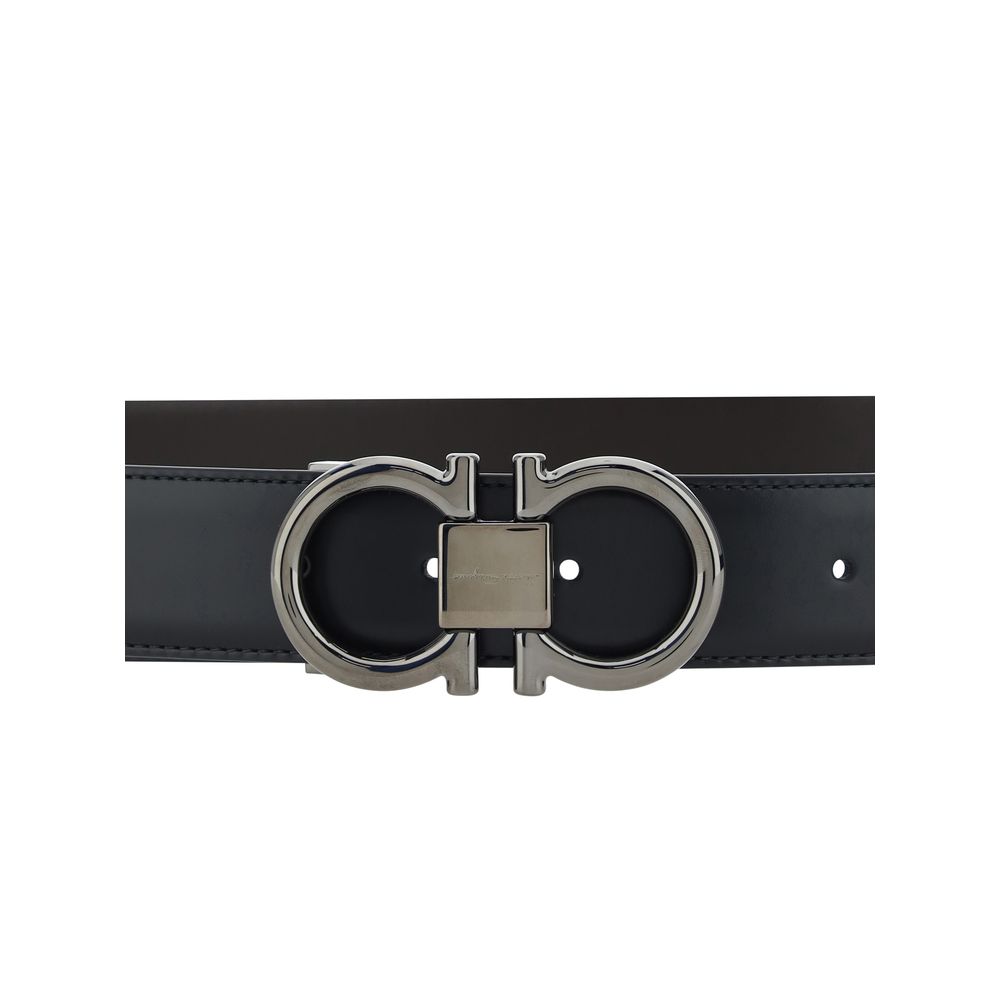 Black Calf Leather Belt