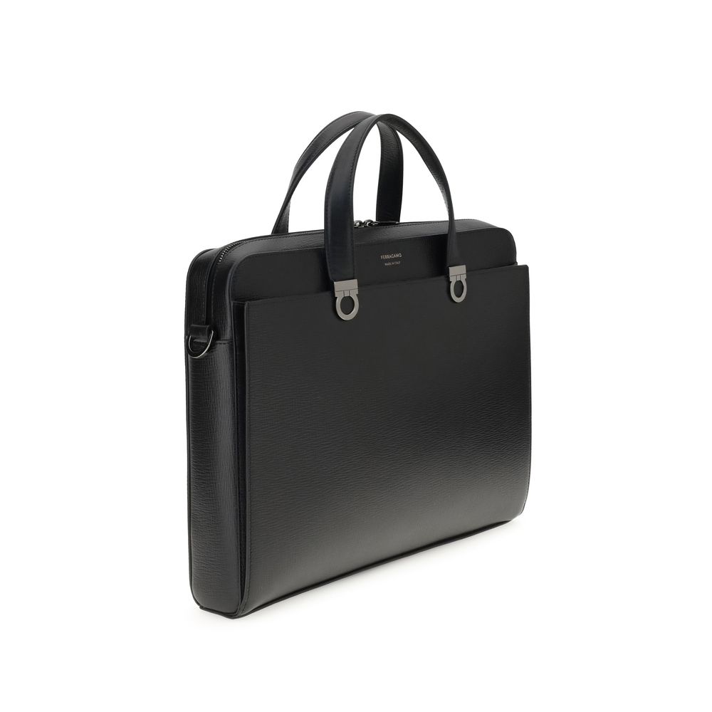 Calfskin Gancini Briefcase