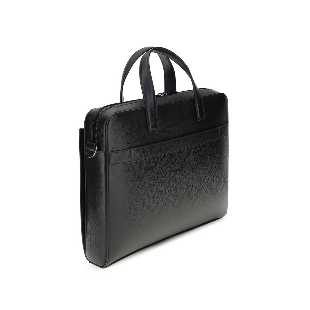 Calfskin Gancini Briefcase