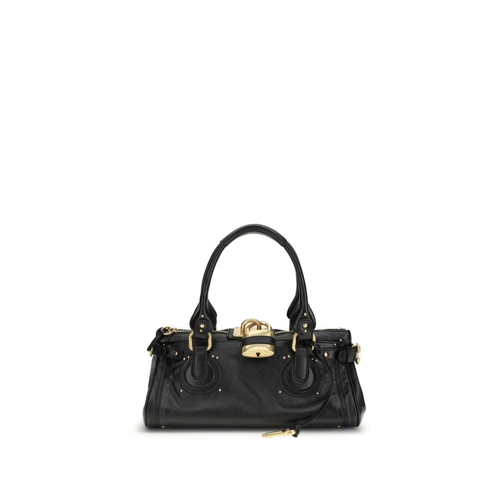 Garnet Buffalo Leather Paddington Shoulder Bag