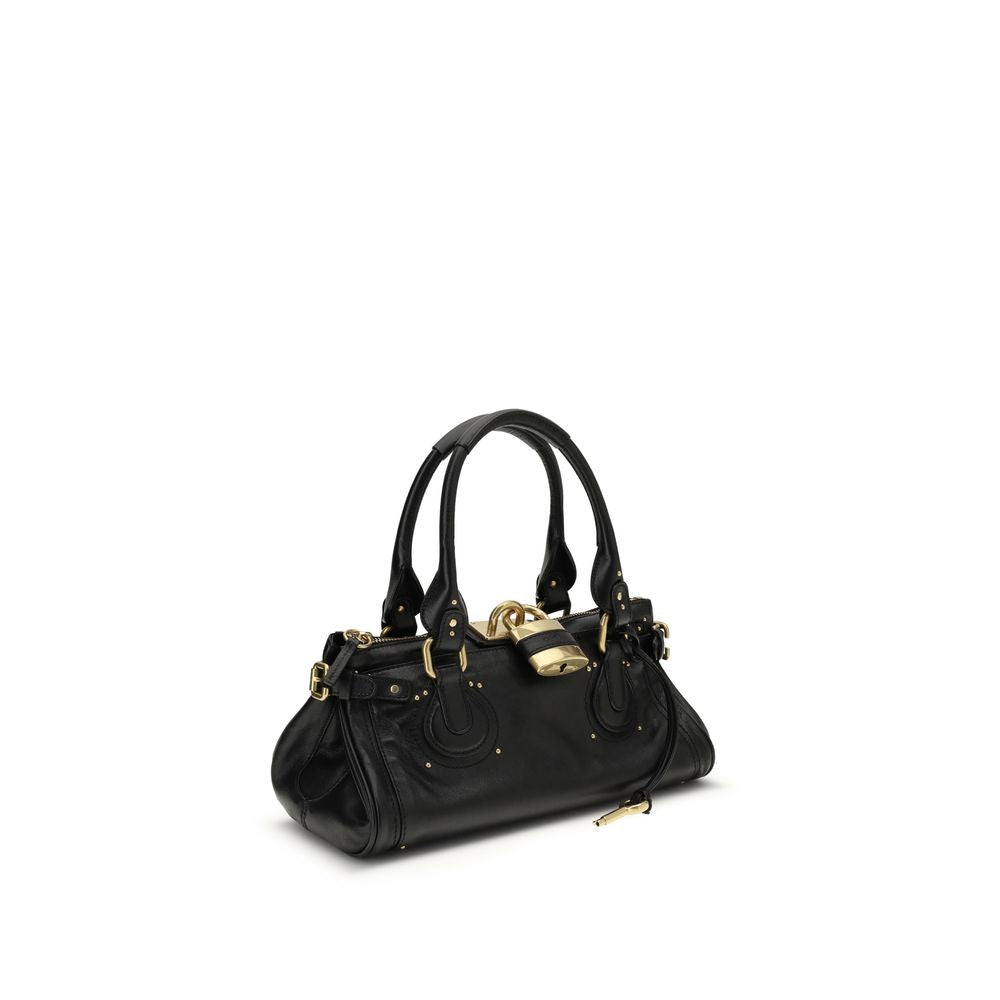 Garnet Buffalo Leather Paddington Shoulder Bag