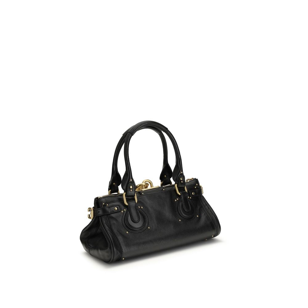 Garnet Buffalo Leather Paddington Shoulder Bag