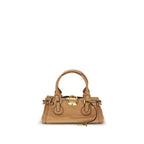 Garnet Calf Leather Paddington Shoulder Bag