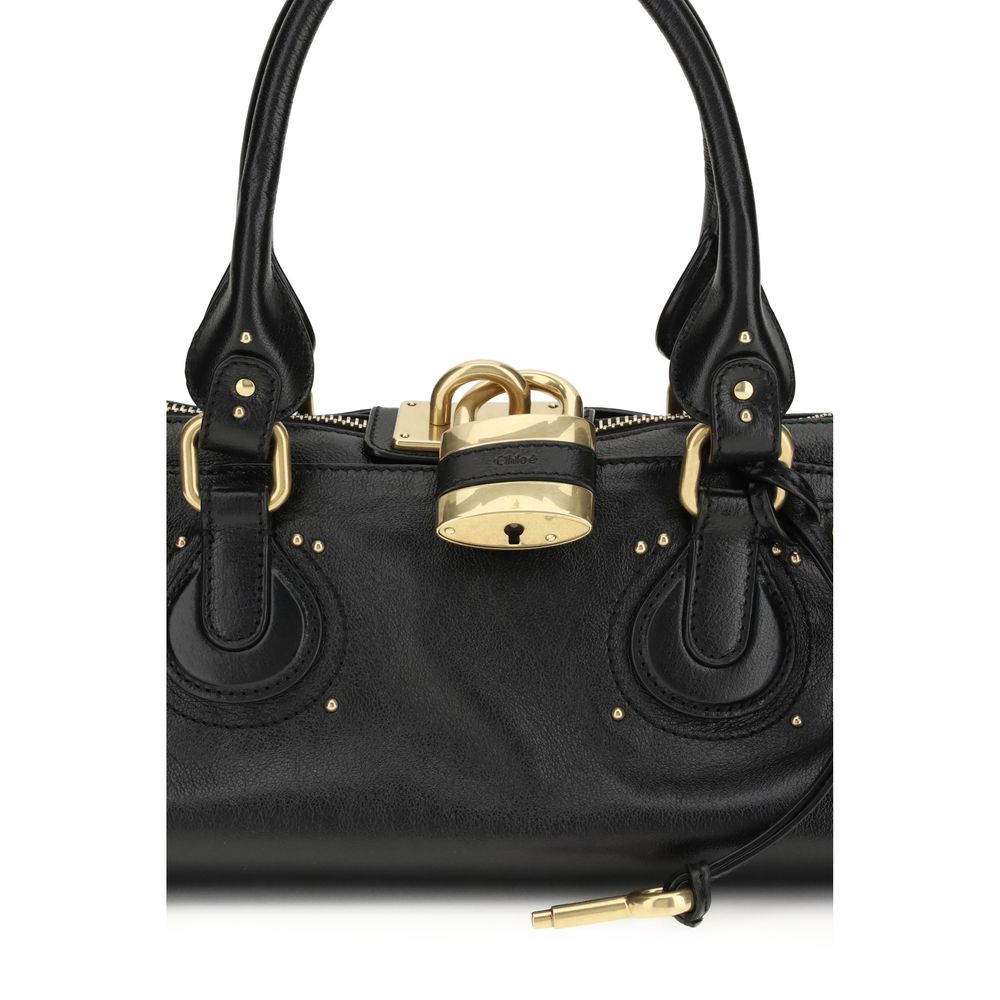 Garnet Buffalo Leather Paddington Shoulder Bag