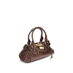 Garnet Buffalo Leather Paddington Bag