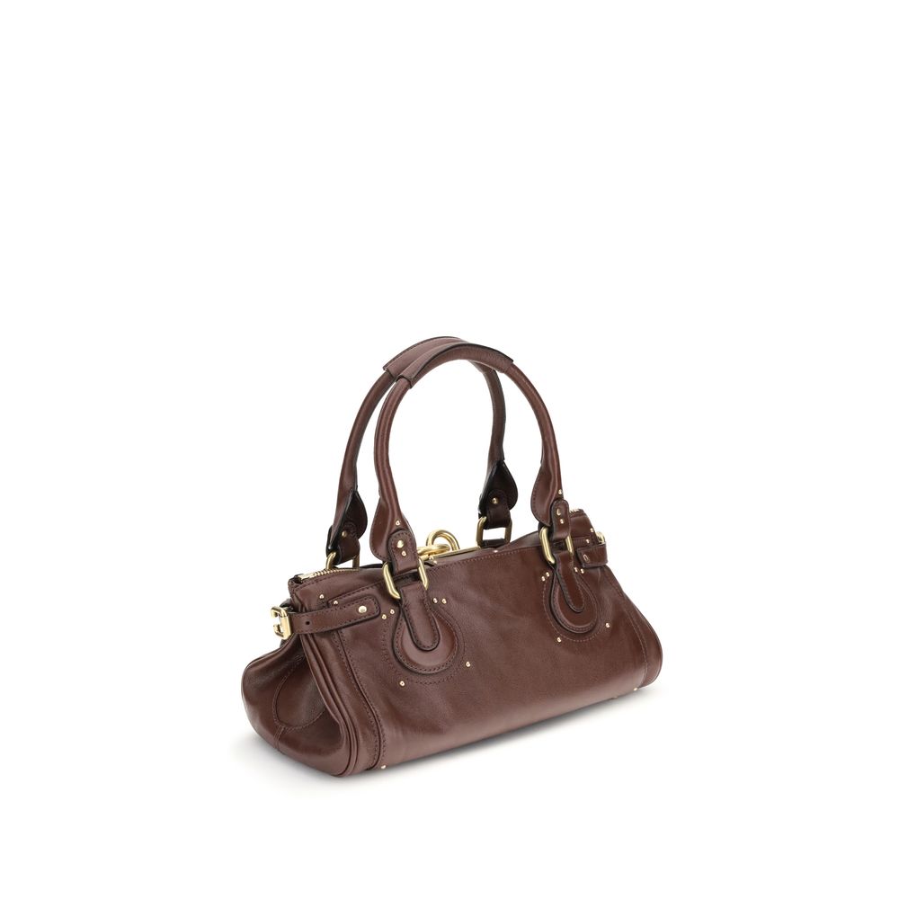 Garnet Buffalo Leather Paddington Bag