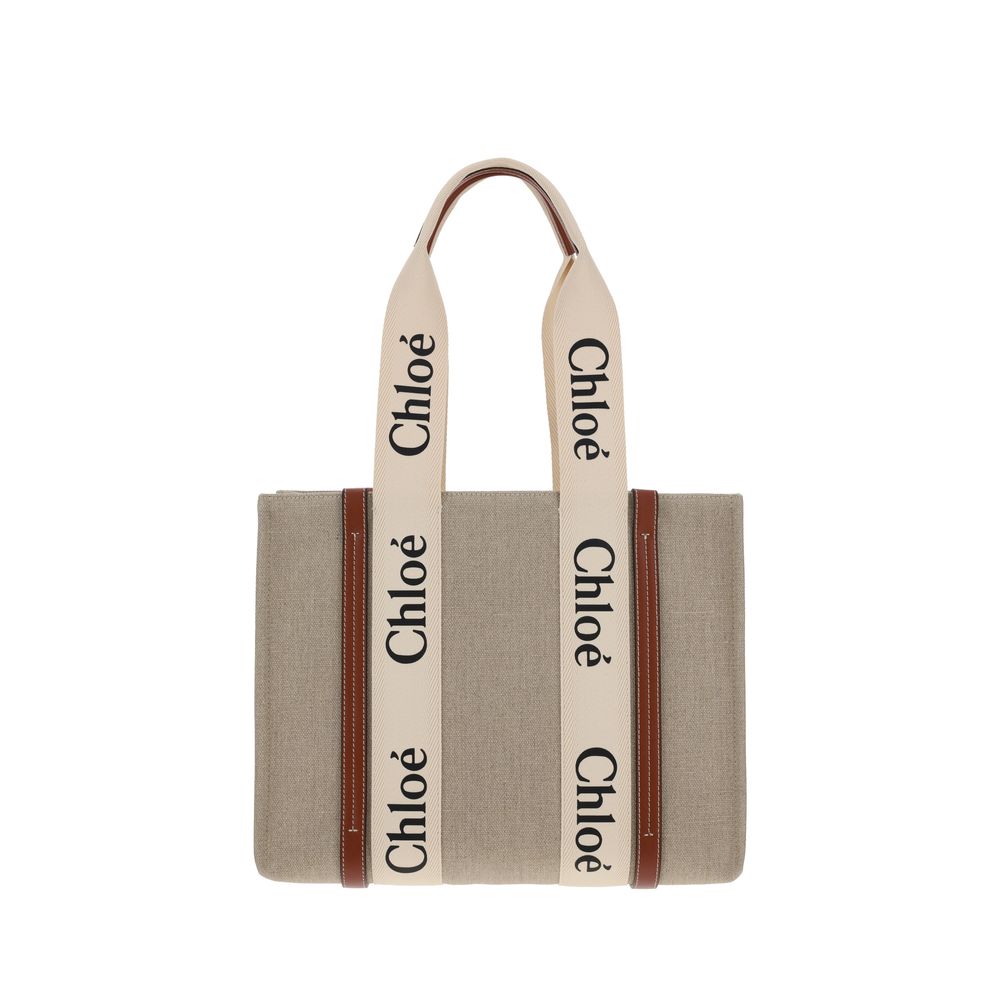 Linen Canvas Woody Shoulder Bag