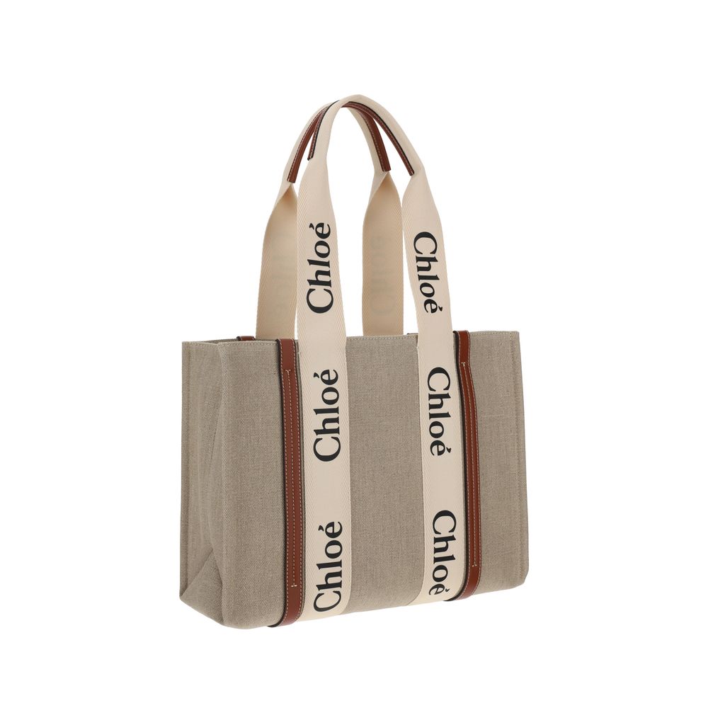 Linen Canvas Woody Shoulder Bag