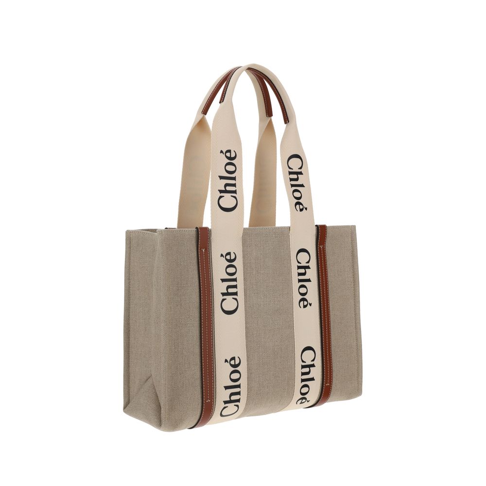 Linen Canvas Woody Shoulder Bag