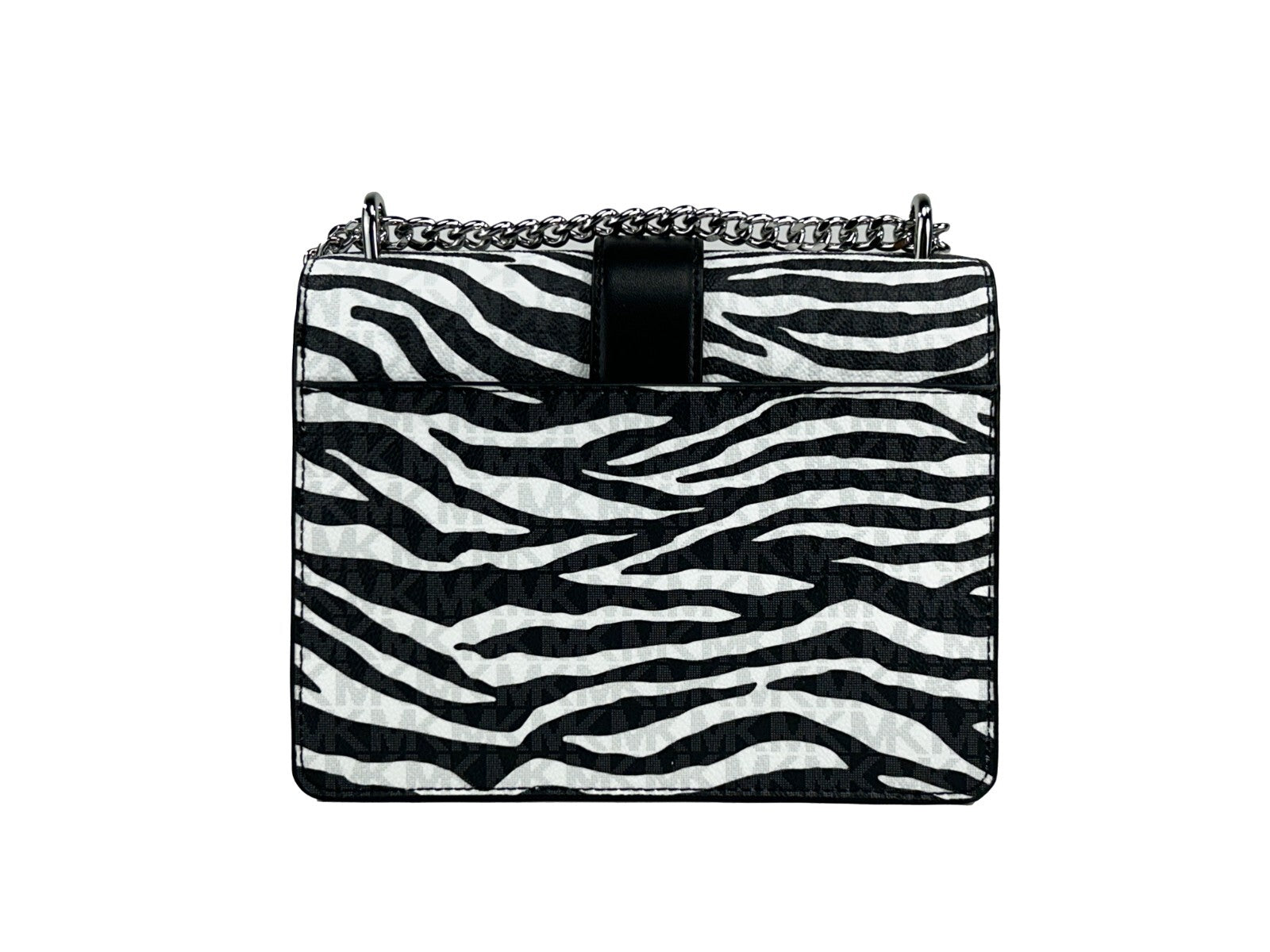 Small Greenwich Print Logo Coated PVC Crossbody Tote Chain Bag