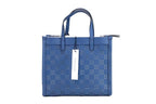 Mini Grind Perforated Leather Crossbody Tote Bag