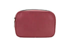 Flash Pomegranate Smooth Leather Camera Crossbody Bag
