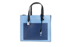 Mini Blue Heaven Colorblock Leather Tote